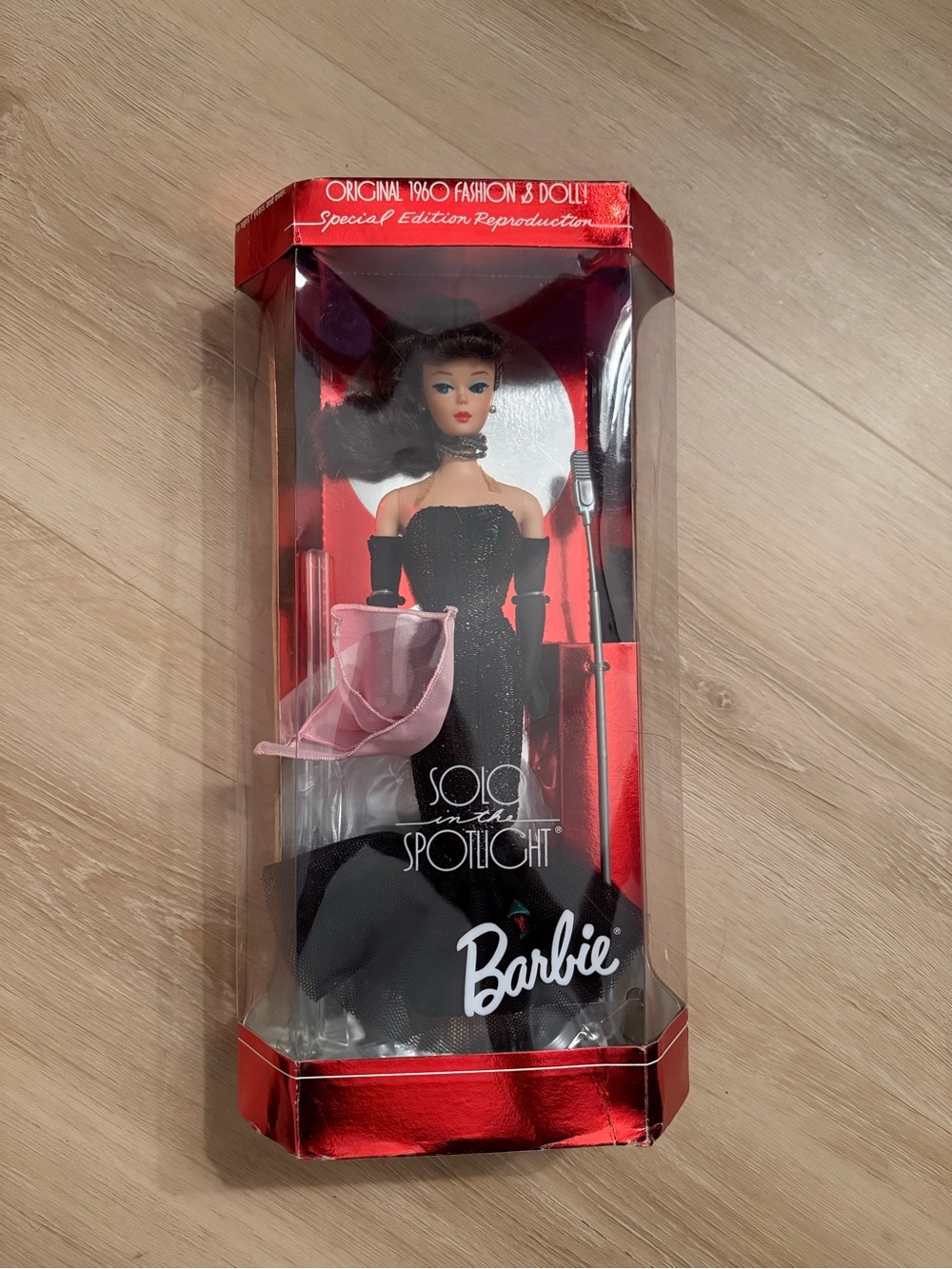 Vintage Barbie "Solo in the Spotlight" Doll in Black Gown
